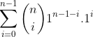 Partições Gif.download?(1+1)^{n-1}&space;-1&space;=&space;\sum_{i=0}^{n-1}\binom{n}{i}1^{n-1-i}