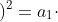 \left ( a_{2}\cdot a_{3} \right )^2=a_{1}\cdot a_{2}\cdot a_{1}\cdot a_{3}