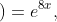 \dpi{120} \begin{Bmatrix} f\left ( x \right )=e^{8x}, & g'\left ( x \right )=\sin 3x\\ f'\left ( x \right )=8e^{8x}, & g\left ( x \right )=-\frac{1}{3}\cos 3x\end{Bmatrix}