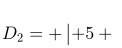 http://latex.codecogs.com/gif.latex?\\D_{2}=%20\begin{vmatrix}%205%20&%205%20&%20-6\\%204%20&%203%20&1%20\\%203%20&0%20&%20-3%20\end{vmatrix}=%205\cdot%203\cdot%20(-3)+5\cdot%201\cdot%203+(-6)\cdot%204\cdot%200-(-6)\cdot%203\cdot%203-5\cdot%204\cdot%20(-3)-5\cdot%201\cdot%200=%20-45+15+54+60=%2084