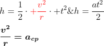 Aceleração centrípeta - Dedução da fórmula Gif