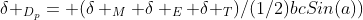 2)bcSin(a))