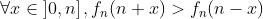 \forall x\in \left] 0,n\right] ,f_{n}(n+x)>f_{n}(n-x)