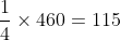 gif.latex?\dpi{100}&space;\frac{1}{4}\ti