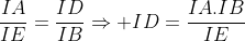 Préparation dernière phase 2012. Gif.latex?\frac{IA}{IE}=\frac{ID}{IB}\Rightarrow%20ID=\frac{IA