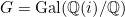 \inline G=\text{\rm Gal}(\mathbb{Q}(i)/\mathbb{Q})