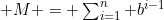 M = \sum_{i=1}^{n} b^{i-1}