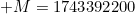 M=1743392200