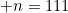 n=111