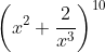 No desenvolvimento de (x² + 2)10/x³, com x Gif