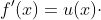 {f}'(x)=u(x)\cdot {v}'(x)+{u}'(x)v(x)
