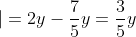 \left | CL \right |=2y-\frac{7}{5}y=\frac{3}{5}y