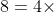 \boldsymbol{3\times 8=4\times 6}