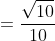 \cos \alpha =\frac{\sqrt{10}}{10}