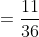 \cos ^2\alpha =\frac{11}{36}