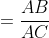 \begin{align*} \tan \widehat{ACB}&=\frac{\text{c\^ot\'e oppos\'e \`a l'angle }\widehat{ACB}}{\text{c\^ot\'e adjacent \`a l'angle }\widehat{ACB}}\\ &=\frac{AB}{AC}\\ &=\frac{6}{AC} \end{align*} 