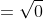 2 =\sqrt{0 + 4}