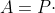 A=P\cdot \Delta V