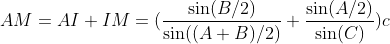 TDM - test 1 - Problème 3 2)}{\sin(C)})c