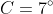 13^\circ C-6^\circ C=7^\circ C