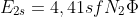 E_{2s}=4,41sfN_{2}\Phi _{m}