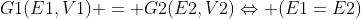 gif.latex?G1(E1,V1)%20=%20G2(E2,V2)%5CLeftrightarrow%20(E1=E2)