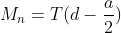 M_n=T(d-frac{a}{2})
