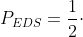 P_{EDS}=\frac{1}{2}\cdot \frac{a}{2}\cdot \frac{a\sqrt{11}}{4}