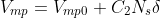 V_{mp}=V_{mp0}+C_{2}N_{s}\delta \ln \left ( E_{e} \right )+C_{3}N_{s}\left ( \delta \ln \left ( E_{e} \right ) \right )^{2}+\beta _{Vmp}\left ( T_{c} -T_{0}\right )