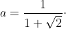 a=\frac{1}{1+\sqrt{2}}\cdot \frac{1-\sqrt{2}}{1-\sqrt{2}}+\frac{1}{\sqrt{2}+\sqrt{3}}\cdot \frac{\sqrt{2}-\sqrt{3}}{\sqrt{2}-\sqrt{3}}+\frac{1}{\sqrt{3}+2}\cdot \frac{\sqrt{3}-2}{\sqrt{3}-2}