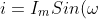 i=I_{m}Sin(\omega t-\varphi )