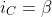 i_{C}=\beta i_{B}