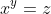 \log _{x}z=y\; \; \; \Rightarrow \; \; \; x^y=z