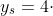 y_{s}=4\cdot 3+2