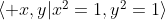 $\left\langle x,y|x^2=1,y^2=1\right\rangle$