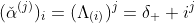 (\check{\alpha}^{(j)})_i=(\Lambda_{(i)})^j=\delta_  i^j