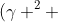 (\gamma ^2 ~ tan^2(\alpha) + 1) y^2 + 2 \gamma^2 \beta~tan(\alpha)~y + (\gamma^2 \beta^2 - 1) = 0