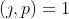 (\jmath,p)=1