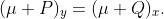 (\mu P)_{y}=(\mu Q)_{x}.