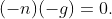 (-n)(-g)=0.