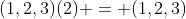 (1,2,3)(2) = (1,2,3)