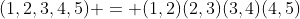 (1,2,3,4,5) = (1,2)(2,3)(3,4)(4,5)