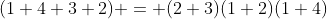 (1 4 3 2) = (2 3)(1 2)(1 4)