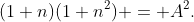 (1+n)(1+n^2) = A^2.