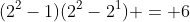 (2^2-1)(2^2-2^1) = 6