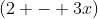 (2 - 3x)~ln(3) = (2x + 1)~ln(4)