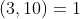 (3,10)=1