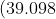 (39.098~g) + (35.453~g) = 74.551~g