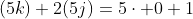 (5k)+2(5j)=5\cdot 0+1