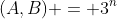 (A,B) = 3^n